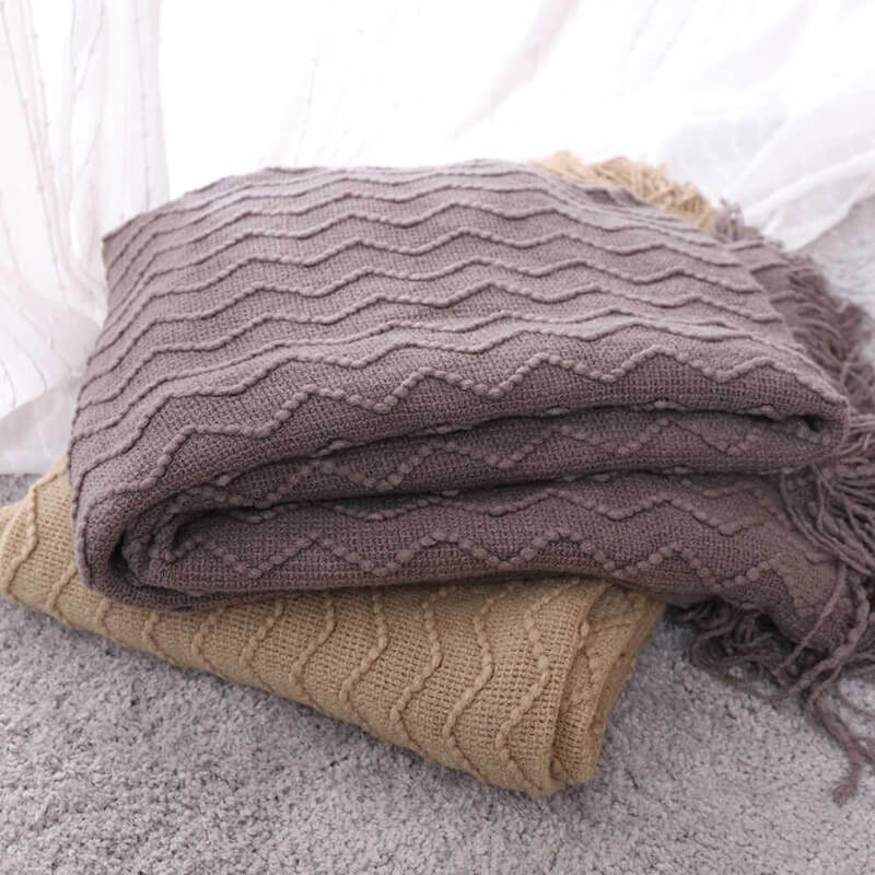 Knit Throw Blanket