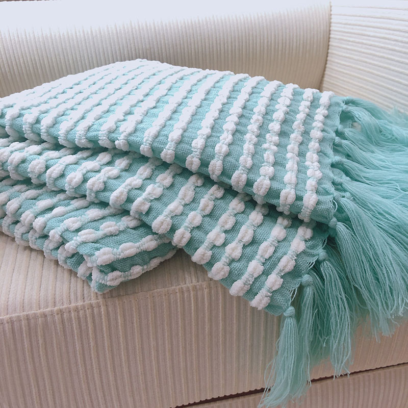 Knitted Throw Blanket